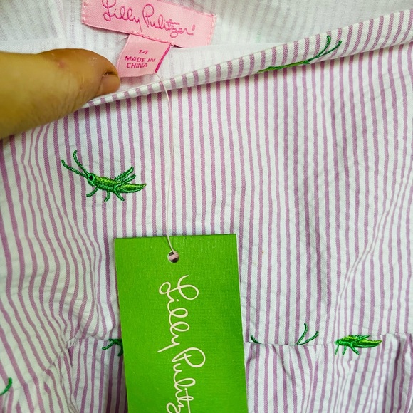 Lilly Pulitzer grasshopper skirt mini size 14 NWT - Picture 3 of 4
